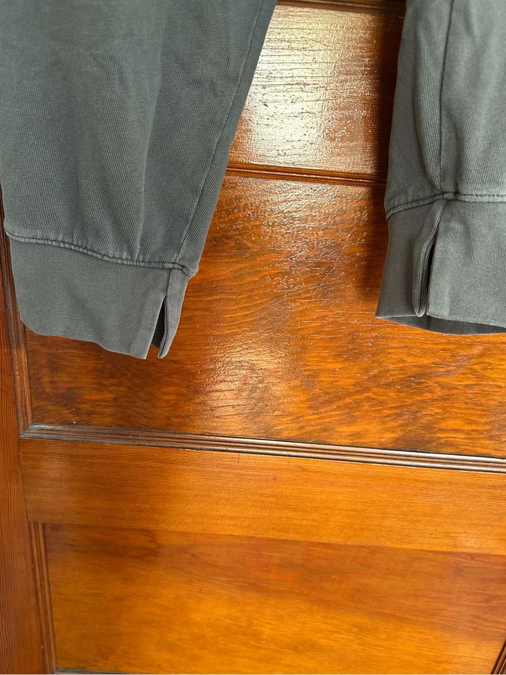 Aerie The Chill Jogger Distressed Carbon Gray Mineral Wash Sweatpants XL Lounge - Picture 10 of 10